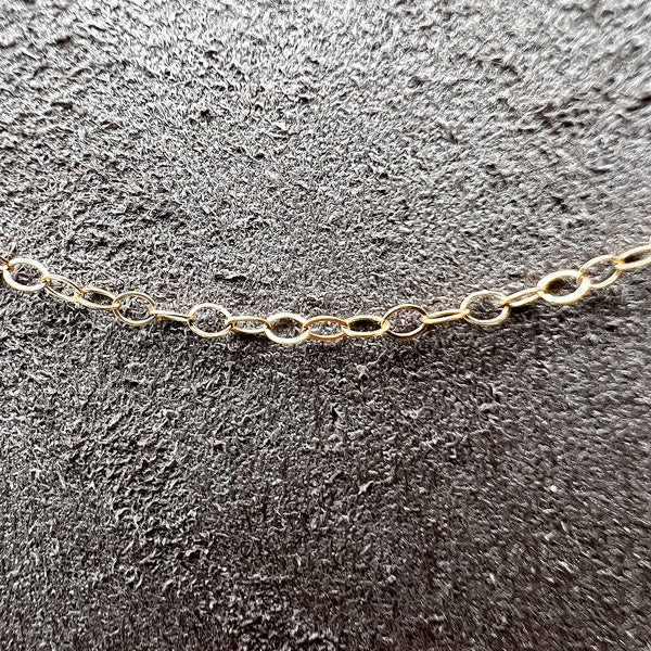 10k Gold Fine Cable Chain - Image 2