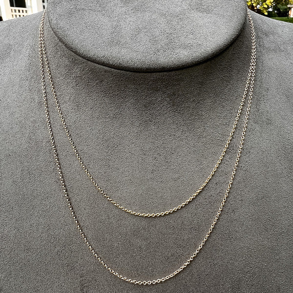 14k Yellow Gold Cable Chain - Image 3