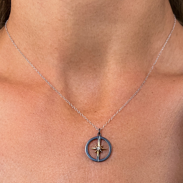 14k White Gold Thin Cable Chain - Image 2