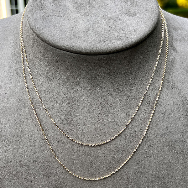 18k Gold Cable Chain - Image 5
