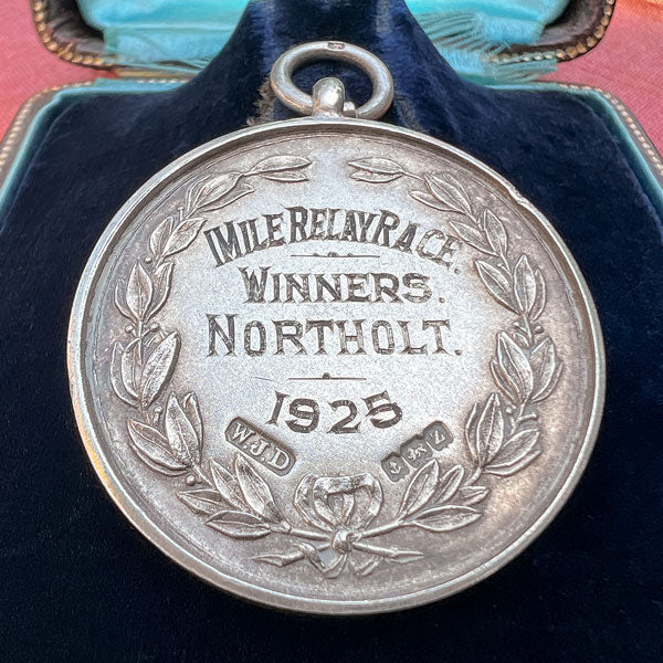 Antique Art Deco Royal Air Force Track Medal, 1925 - Image 2