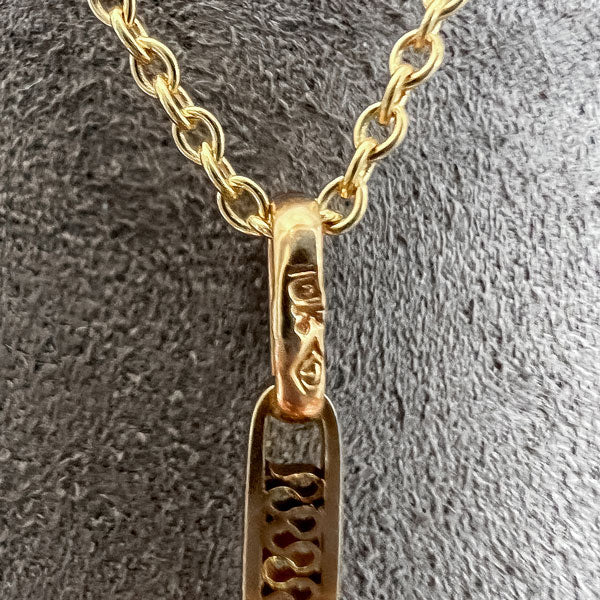 Antique Diamond Lavalier Necklace - Image 4