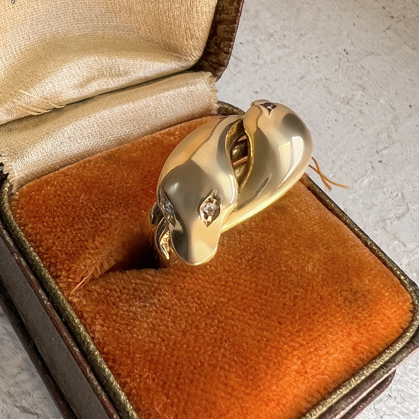 Antique Double Snake Ring - Image 4