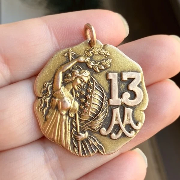 Antique Gold Medal- Brooklyn Tech Track 1920