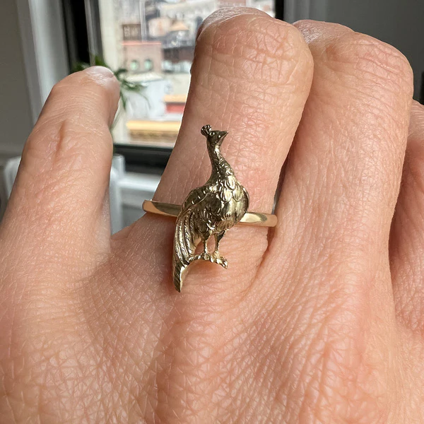 Antique Peacock Ring - Image 3