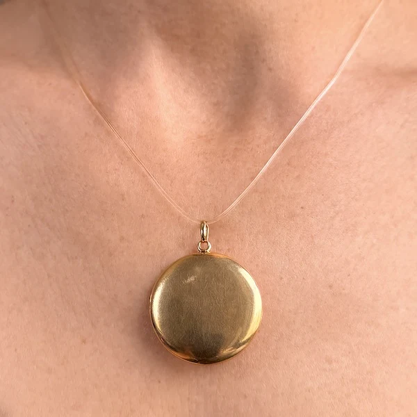 Antique Round Locket - Image 2