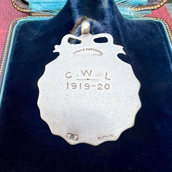 Antique Silver Medallion Fob, 1919-20 - Image 2