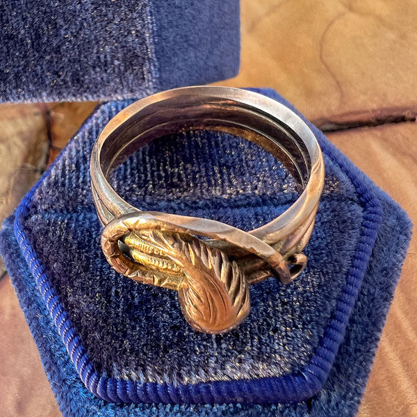 Antique Snake Ring - Image 3