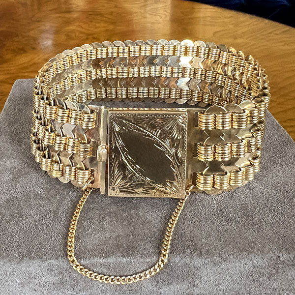 Antique Wide Bracelet - Image 2