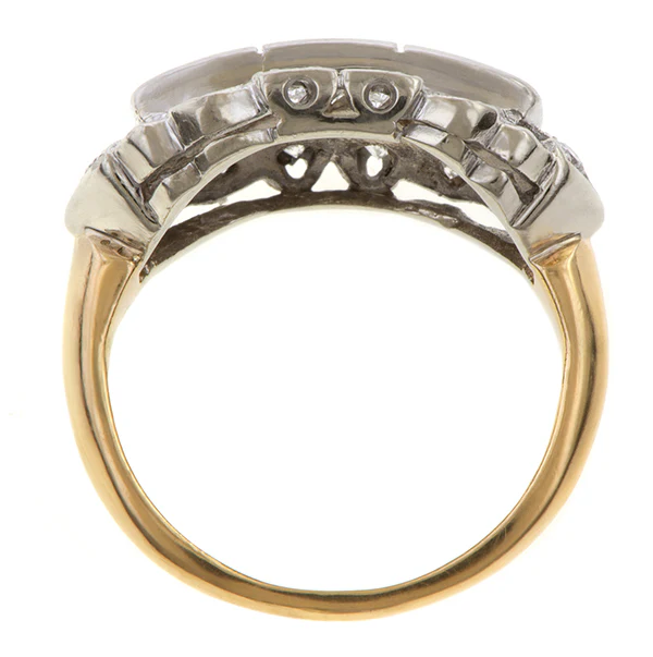 Art Deco Diamond Cluster Ring - Image 4