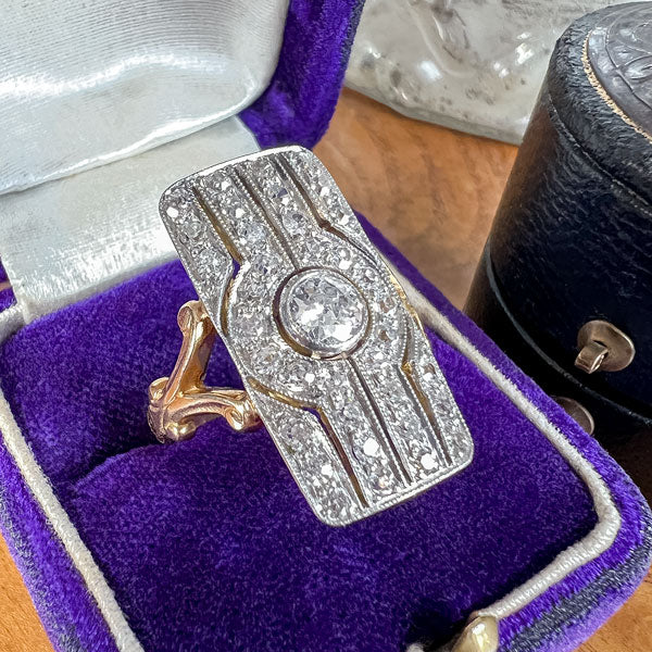 Art Deco Diamond Dinner Ring - Image 3