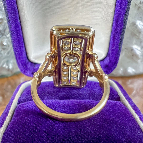 Art Deco Diamond Dinner Ring - Image 4