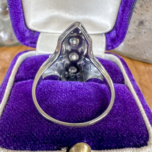 Art Deco Diamond Dinner Ring - Image 4