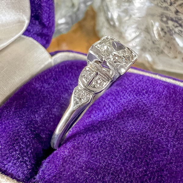 Art Deco Diamond Engagement Ring, 0.45ct. - Image 4