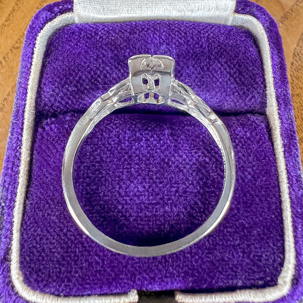Art Deco Diamond Engagement Ring, 0.45ct. - Image 5