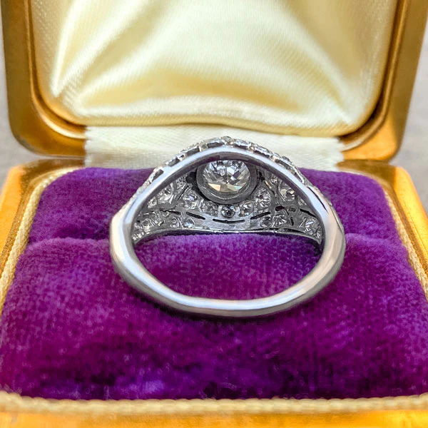 Art Deco Diamond Engagement Ring, RBC 0.50ctw. - Image 5