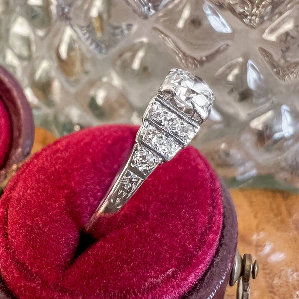 Art Deco Engagement Ring, TRB 0.50ct. - Image 4