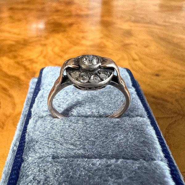 Art Deco Diamond Ring, Old Euro 0.15ct. - Image 5