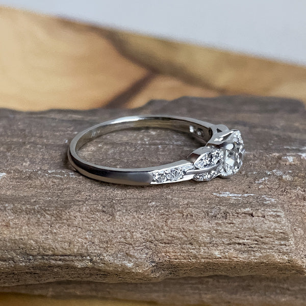 Art Deco Engagement Ring, Circular Brilliant 0.73ct. - Image 4
