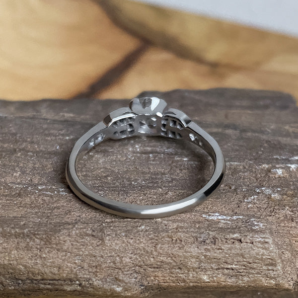 Art Deco Engagement Ring, Circular Brilliant 0.73ct. - Image 5