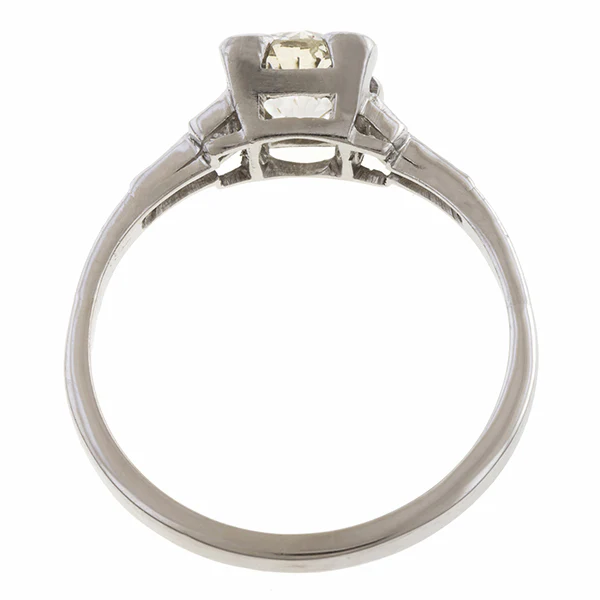 Art Deco Engagement Ring, Old Euro 1.20ct. - Image 5