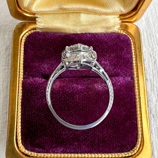 Art Deco Engagement Ring, Old Euro 1.51ct. - Image 5