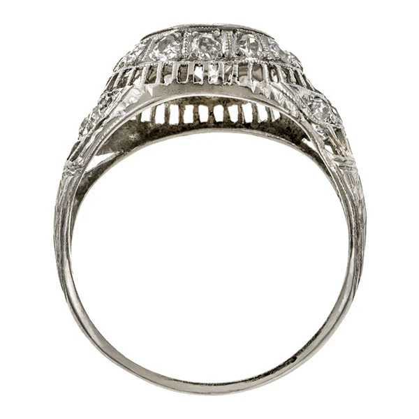 Art Deco Engagement Ring, Old Euro 0.80ct. - Image 5