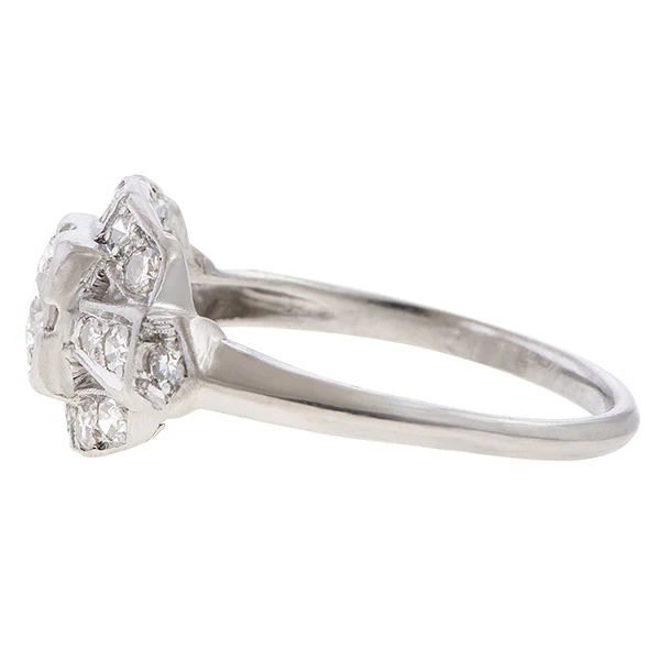 Art Deco Engagement Ring, RBC 0.30ct. - Image 3