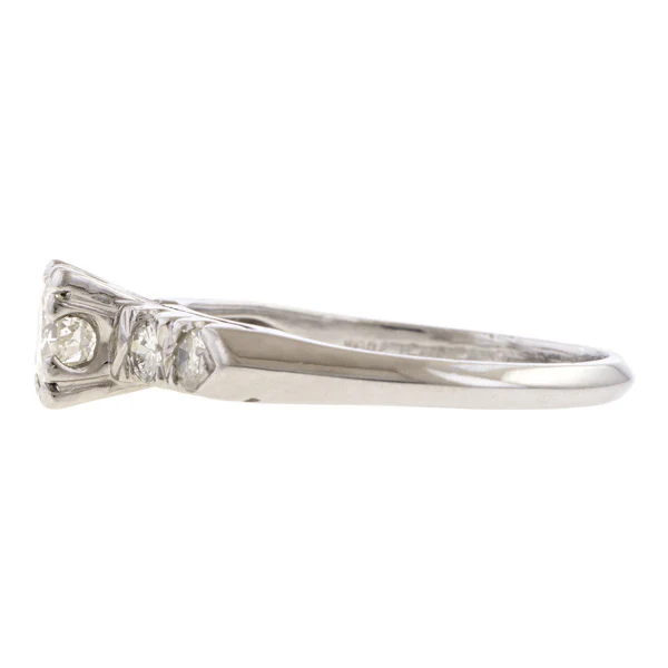 Art Deco Engagement Ring, RBC 0.40ct. - Image 4