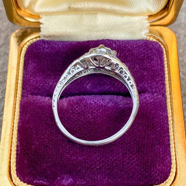 Art Deco Engagement Ring, RBC 0.70ct. - Image 5