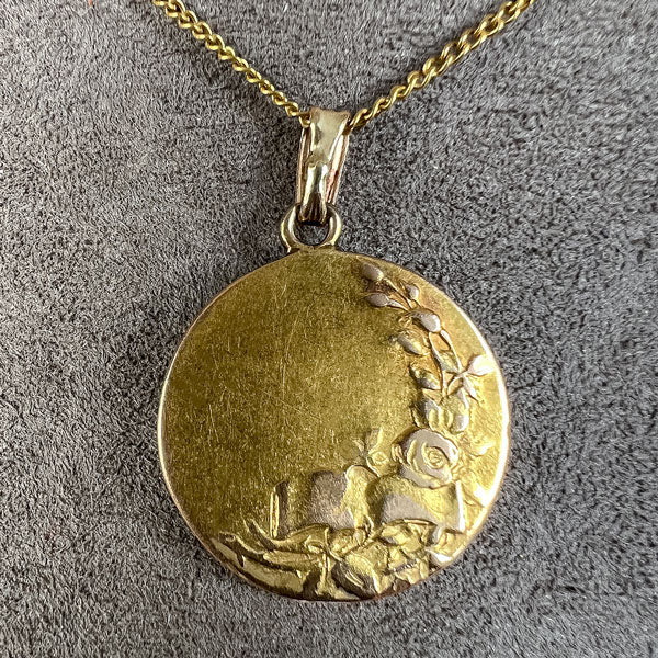 Art Nouveau Diamond Pendant - Image 3