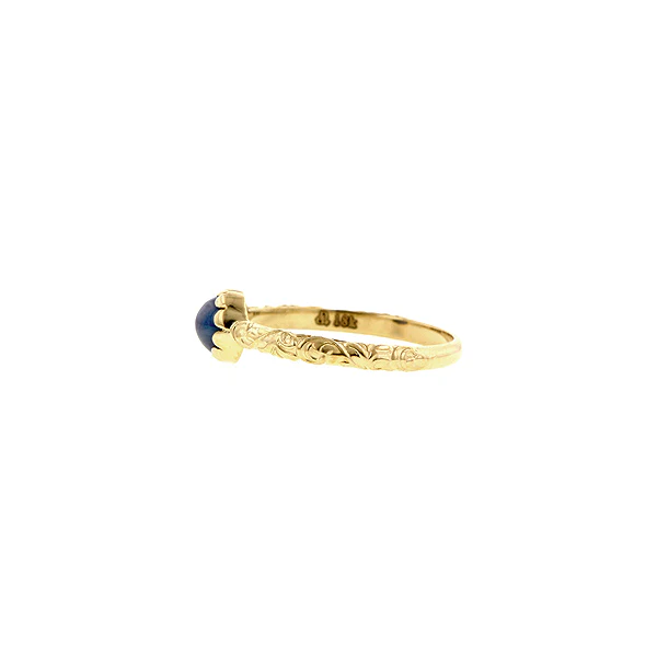 Cabochon Solitaire Ring- Heirloom by Doyle & Doyle - Image 10