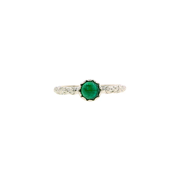 Cabochon Solitaire Ring- Heirloom by Doyle & Doyle - Image 12