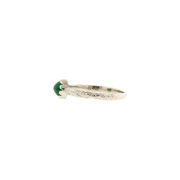 Cabochon Solitaire Ring- Heirloom by Doyle & Doyle - Image 14