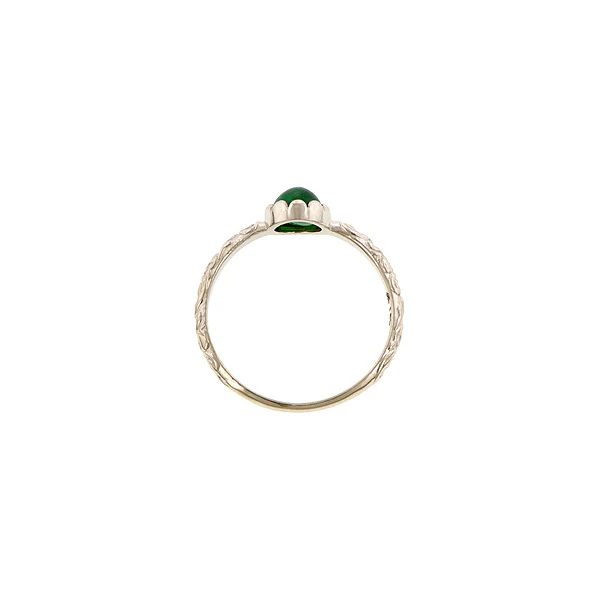 Cabochon Solitaire Ring- Heirloom by Doyle & Doyle - Image 15