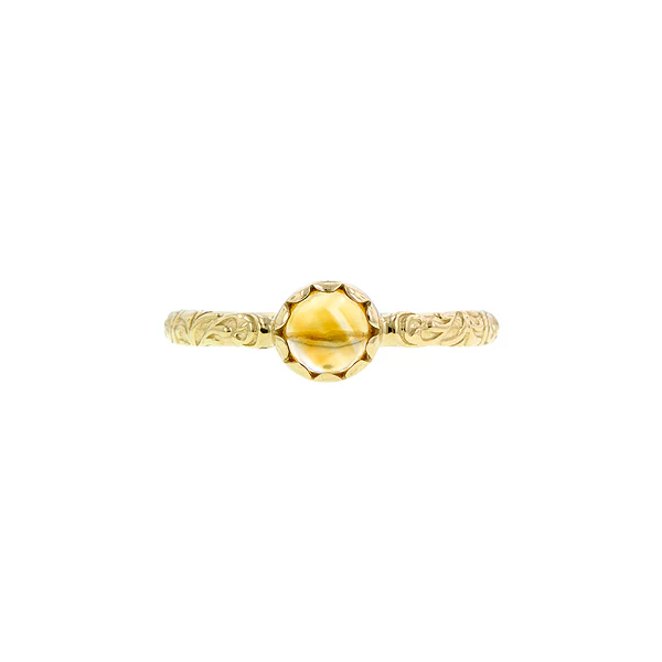 Cabochon Solitaire Ring- Heirloom by Doyle & Doyle - Image 16