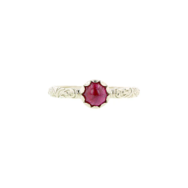 Cabochon Solitaire Ring- Heirloom by Doyle & Doyle - Image 20