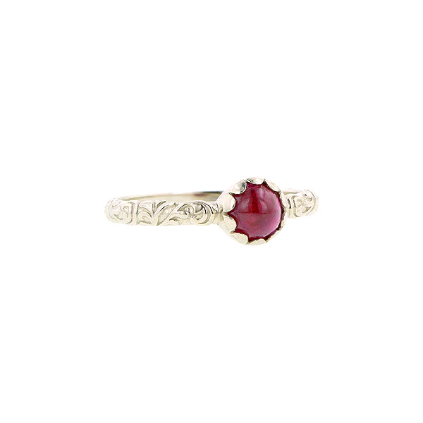 Cabochon Solitaire Ring- Heirloom by Doyle & Doyle - Image 21