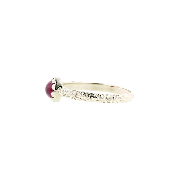 Cabochon Solitaire Ring- Heirloom by Doyle & Doyle - Image 22