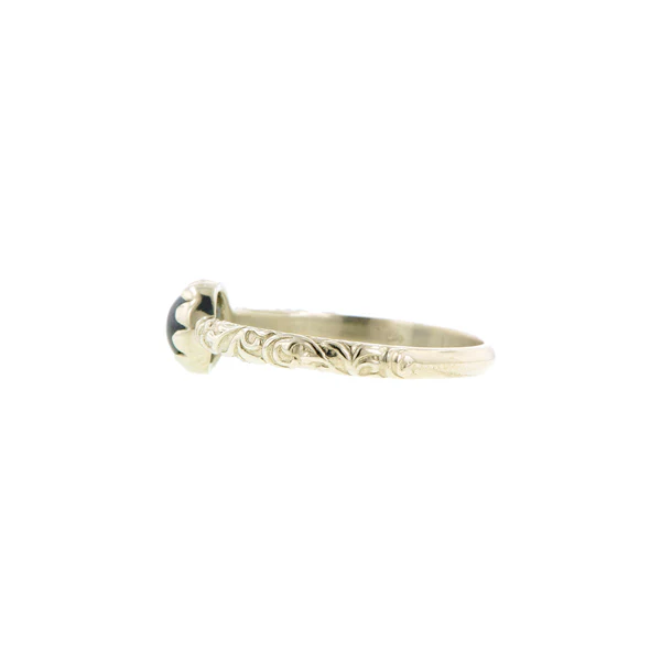 Cabochon Solitaire Ring- Heirloom by Doyle & Doyle - Image 26