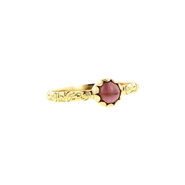 Cabochon Solitaire Ring- Heirloom by Doyle & Doyle - Image 29