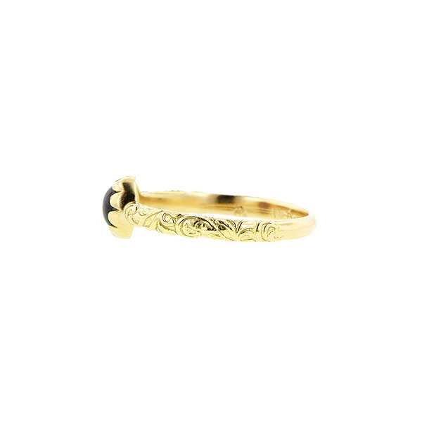 Cabochon Solitaire Ring- Heirloom by Doyle & Doyle - Image 30
