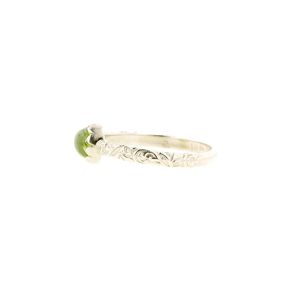 Cabochon Solitaire Ring- Heirloom by Doyle & Doyle - Image 47
