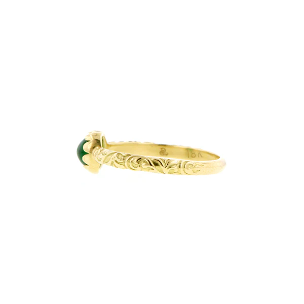 Cabochon Solitaire Ring- Heirloom by Doyle & Doyle - Image 49
