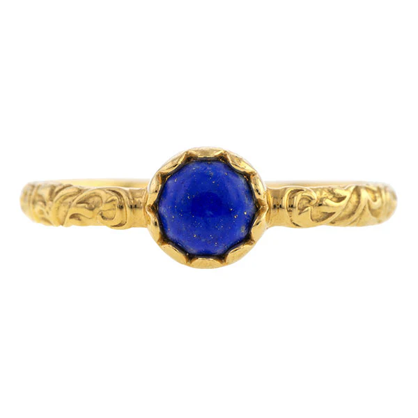 Cabochon Solitaire Ring- Heirloom by Doyle & Doyle - Image 51