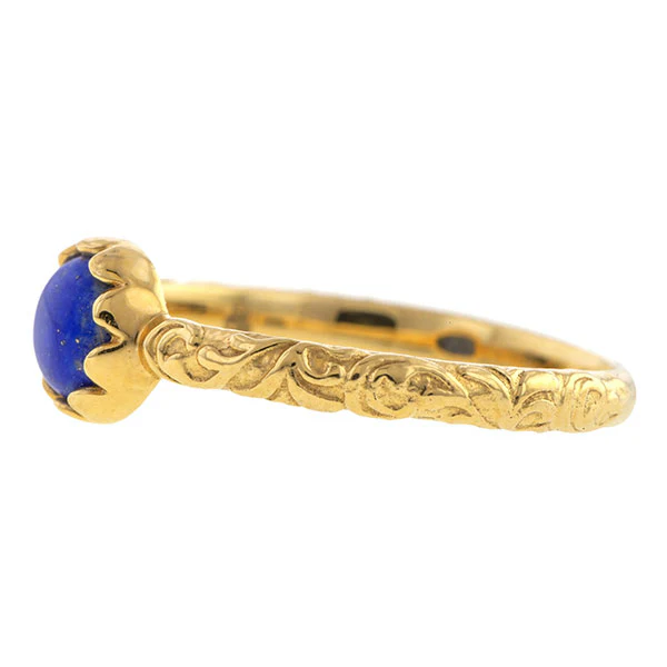 Cabochon Solitaire Ring- Heirloom by Doyle & Doyle - Image 53