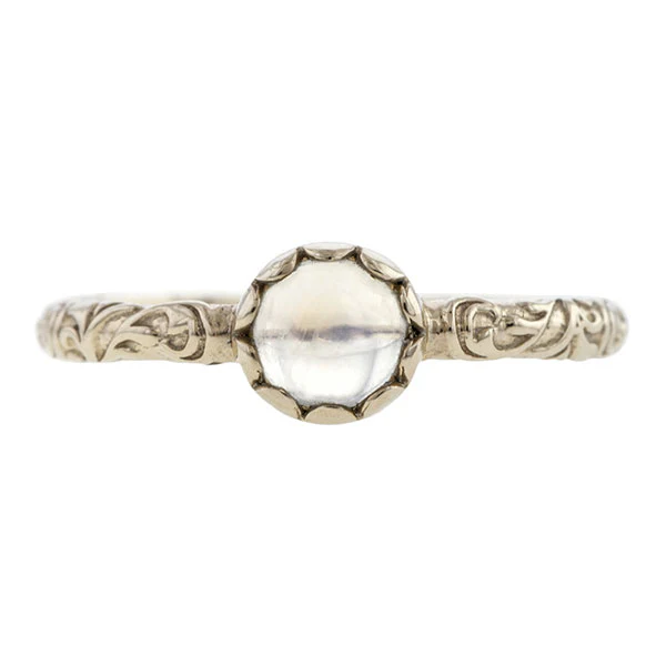 Cabochon Solitaire Ring- Heirloom by Doyle & Doyle - Image 55