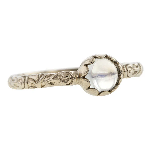 Cabochon Solitaire Ring- Heirloom by Doyle & Doyle - Image 56