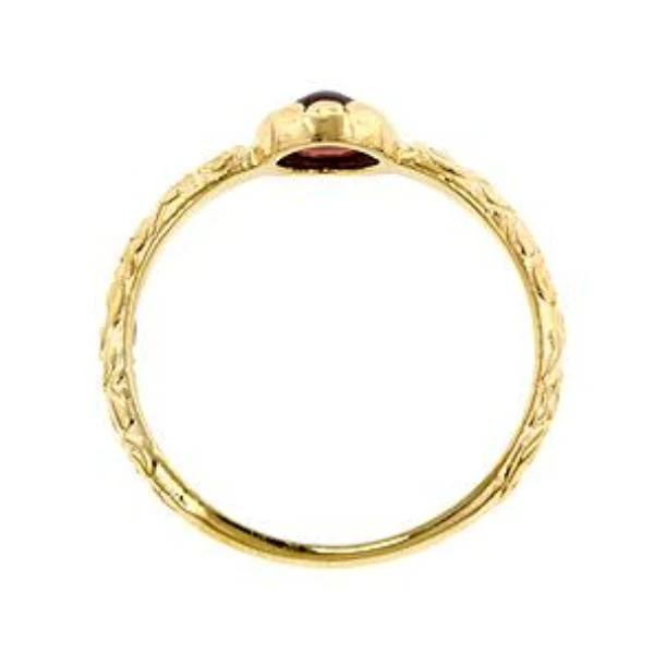 Cabochon Solitaire Ring- Heirloom by Doyle & Doyle - Image 6