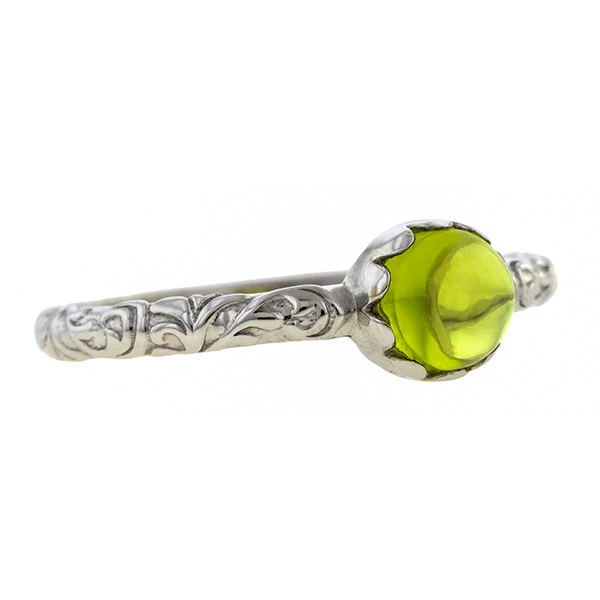 Cabochon Solitaire Ring- Heirloom by Doyle & Doyle - Image 60